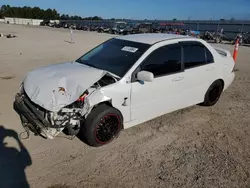 Salvage cars for sale at Harleyville, SC auction: 2006 Mitsubishi Lancer OZ Rally