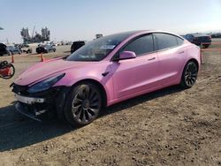 Salvage cars for sale at San Diego, CA auction: 2021 Tesla Model 3