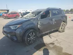 Salvage cars for sale at Grand Prairie, TX auction: 2018 Toyota Rav4 LE