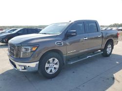 Salvage cars for sale at Grand Prairie, TX auction: 2017 Nissan Titan SV