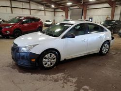 Salvage cars for sale at Lansing, MI auction: 2012 Chevrolet Cruze LS