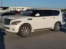 Salvage cars for sale at Grand Prairie, TX auction: 2012 Infiniti QX56