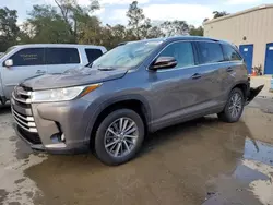 Salvage cars for sale at Savannah, GA auction: 2018 Toyota Highlander SE