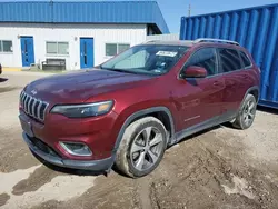 Salvage cars for sale at Houston, TX auction: 2019 Jeep Cherokee Limited