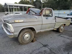 Vehiculos salvage en venta de Copart Savannah, GA: 1971 Ford F100