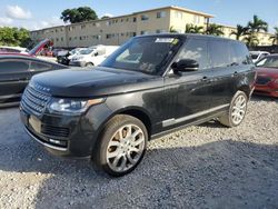 Salvage cars for sale from Copart Opa Locka, FL: 2014 Land Rover Range Rover Supercharged