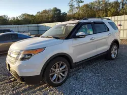 Flood-damaged cars for sale at auction: 2013 Ford Explorer Limited