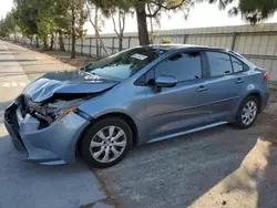 Toyota Corolla salvage cars for sale: 2021 Toyota Corolla LE