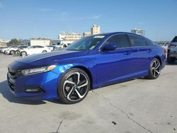 Salvage cars for sale from Copart New Orleans, LA: 2019 Honda Accord Sport