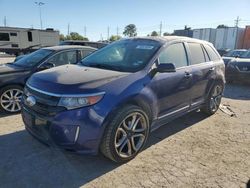 Salvage cars for sale at Bridgeton, MO auction: 2013 Ford Edge Sport