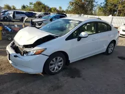 Honda Vehiculos salvage en venta: 2012 Honda Civic LX