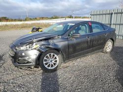 Salvage cars for sale at Ottawa, ON auction: 2015 Ford Fusion S