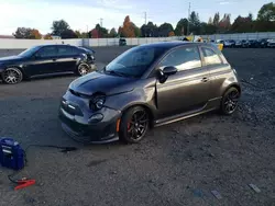 Salvage cars for sale from Copart Portland, OR: 2015 Fiat 500 Abarth