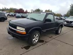 Salvage cars for sale at Woodburn, OR auction: 2000 Chevrolet S Truck S10