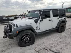 Salvage cars for sale at Lawrenceburg, KY auction: 2016 Jeep Wrangler Unlimited Sport