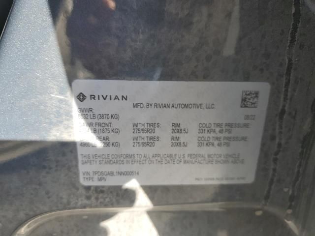 2022 Rivian R1S Launch Edition