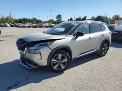 Nissan salvage cars for sale: 2021 Nissan Rogue Platinum