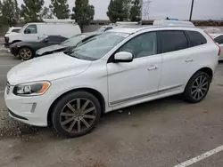 Salvage cars for sale at Rancho Cucamonga, CA auction: 2016 Volvo XC60 T5 Platinum