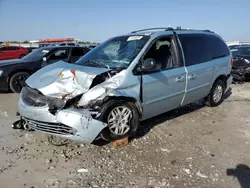 Salvage cars for sale at Cahokia Heights, IL auction: 2001 Chrysler Town & Country LX