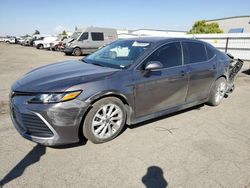 Salvage cars for sale from Copart Bakersfield, CA: 2021 Toyota Camry LE