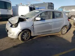 Salvage cars for sale at Hayward, CA auction: 2015 Mitsubishi Mirage ES