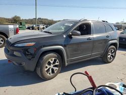 Jeep salvage cars for sale: 2017 Jeep Cherokee Trailhawk