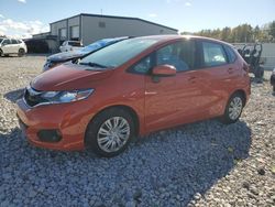 Salvage cars for sale at Wayland, MI auction: 2018 Honda FIT LX