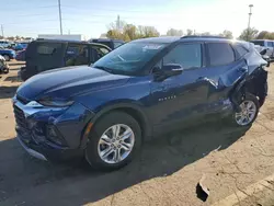 Salvage cars for sale at Woodhaven, MI auction: 2022 Chevrolet Blazer 2LT