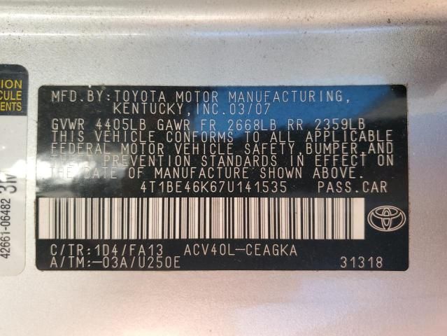 2007 Toyota Camry CE