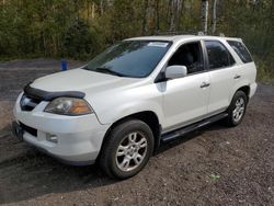 Salvage cars for sale at Cookstown, ON auction: 2004 Acura MDX Touring