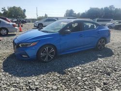 Salvage cars for sale at Mebane, NC auction: 2021 Nissan Sentra SR