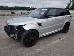 Salvage cars for sale at Dunn, NC auction: 2018 Land Rover Range Rover Sport SVR