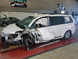 Salvage cars for sale at Angola, NY auction: 2015 Toyota Sienna LE