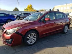 Salvage cars for sale at Littleton, CO auction: 2015 Subaru Impreza Premium