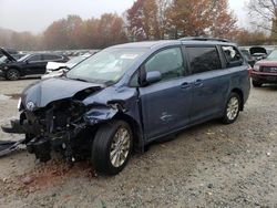 Salvage cars for sale from Copart North Billerica, MA: 2017 Toyota Sienna LE