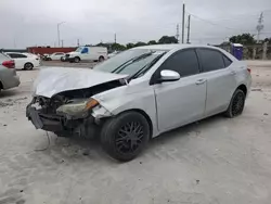 Toyota Corolla Vehiculos salvage en venta: 2017 Toyota Corolla L