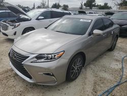 Flood-damaged cars for sale at auction: 2016 Lexus ES 350