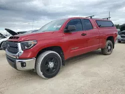 Toyota salvage cars for sale: 2018 Toyota Tundra Double Cab SR