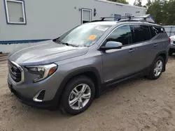 Salvage cars for sale at Lyman, ME auction: 2018 GMC Terrain SLE