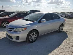 Salvage cars for sale at Arcadia, FL auction: 2012 Toyota Corolla Base