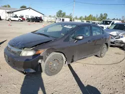 Salvage cars for sale at Pekin, IL auction: 2012 Honda Civic LX