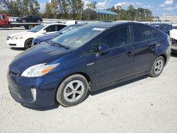 Salvage cars for sale at Spartanburg, SC auction: 2015 Toyota Prius