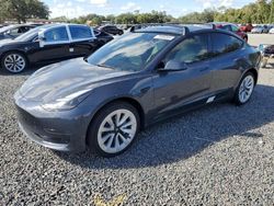 Salvage cars for sale at Riverview, FL auction: 2023 Tesla Model 3