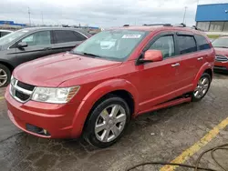 Salvage cars for sale at Woodhaven, MI auction: 2010 Dodge Journey R/T