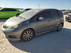 Salvage cars for sale at Andrews, TX auction: 2013 Honda FIT Sport