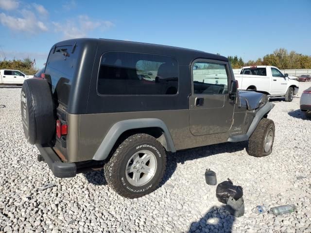 2004 Jeep Wrangler / TJ Sport