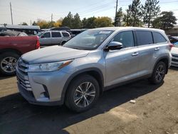 Salvage cars for sale from Copart Denver, CO: 2019 Toyota Highlander LE