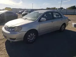 Toyota Corolla Vehiculos salvage en venta: 2003 Toyota Corolla CE