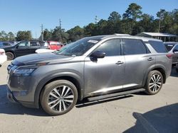 Salvage cars for sale at Savannah, GA auction: 2024 Nissan Pathfinder Platinum