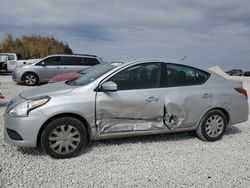 Salvage cars for sale at Taylor, TX auction: 2016 Nissan Versa S